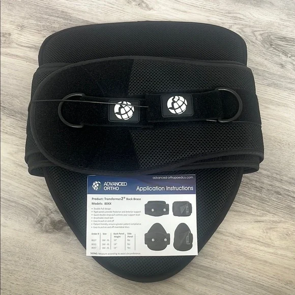 Advanced Ortho Transformer 2 Back Brace Model 8031 Universal NEW - Picture 1 of 4